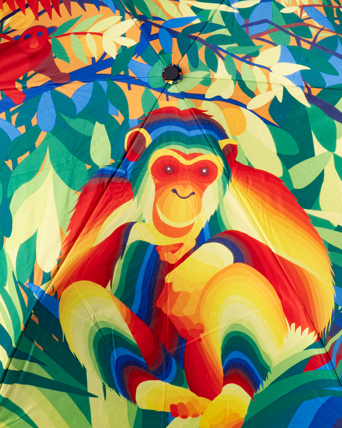 靉嘔《在盧梭的森林中沉思的虹猿》摺疊傘