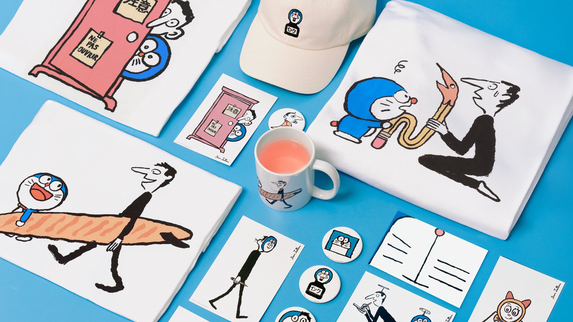 Doraemon & Jean Jullien = STRANGE INVENTIONS系列 