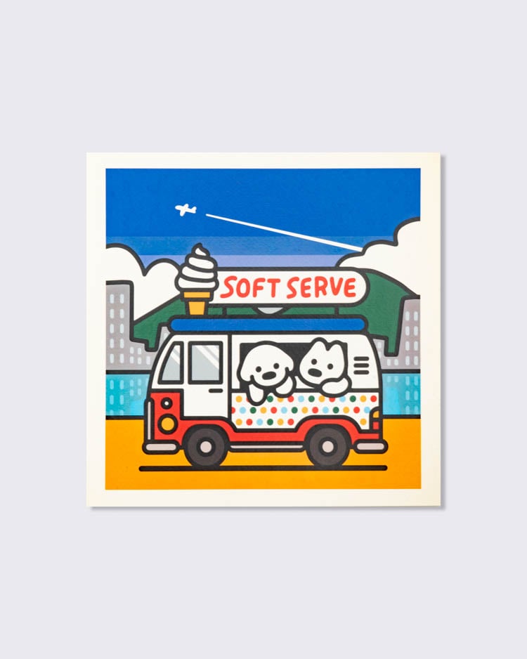 Matsui印製畫 (21 x 21厘米)