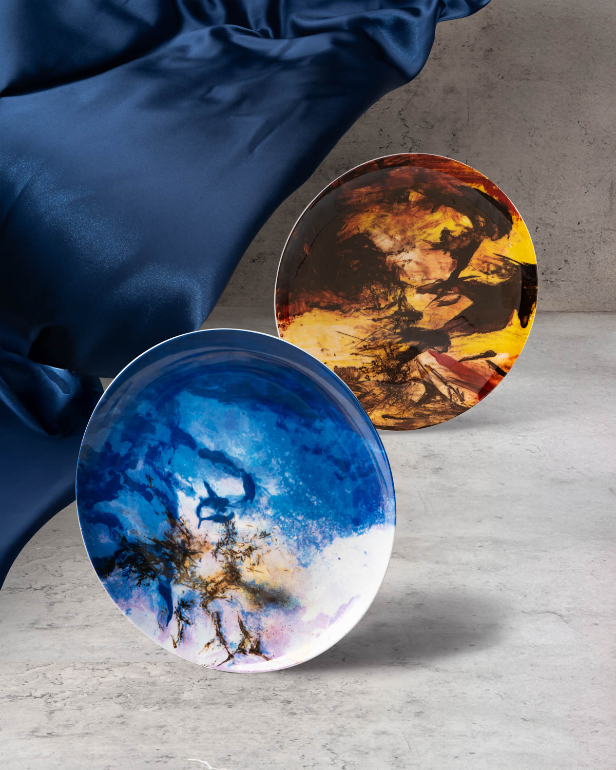 Zao Wou-Ki Ceramic Plate, , large