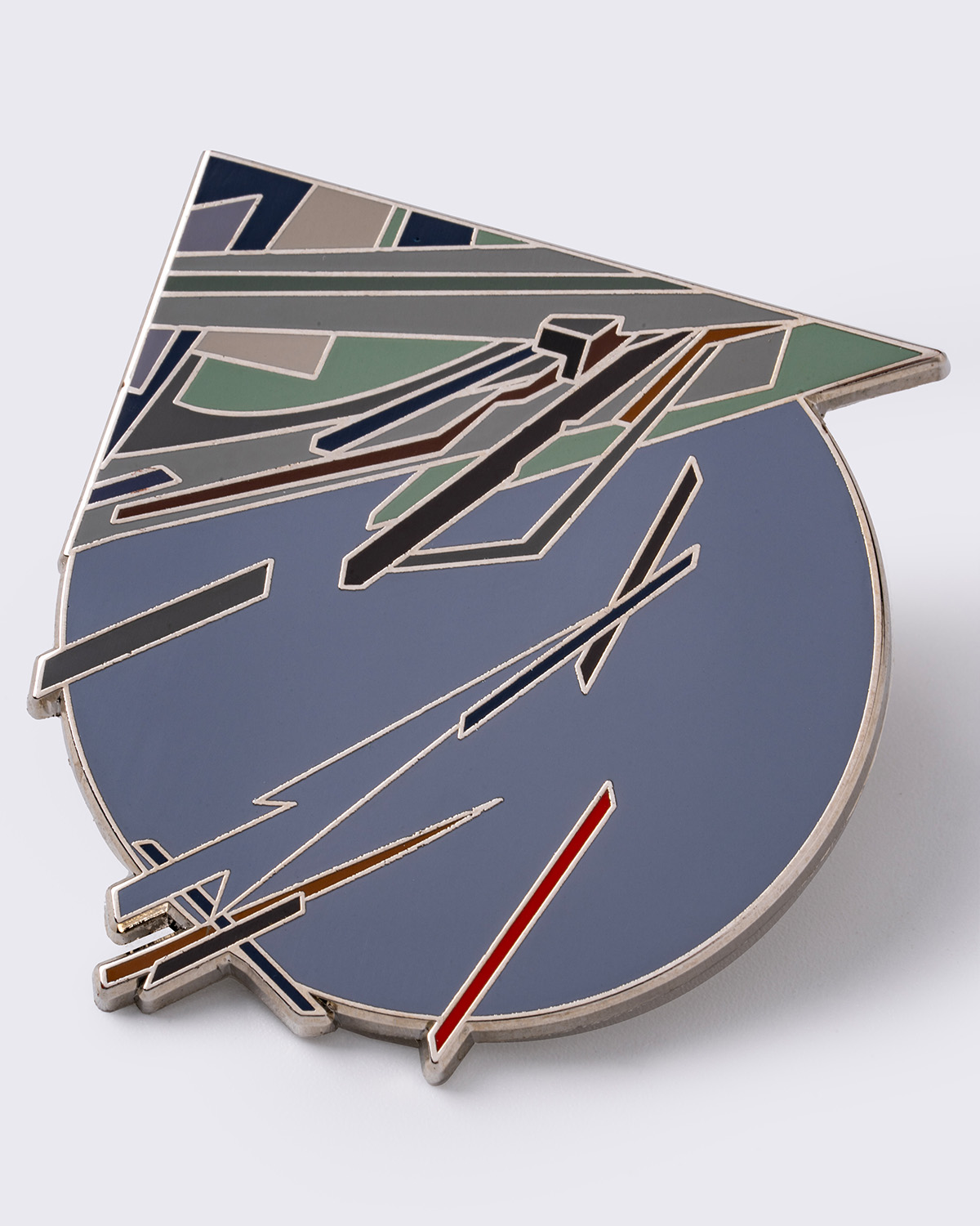 Zaha Hadid 'Daytime' Enamel Pin