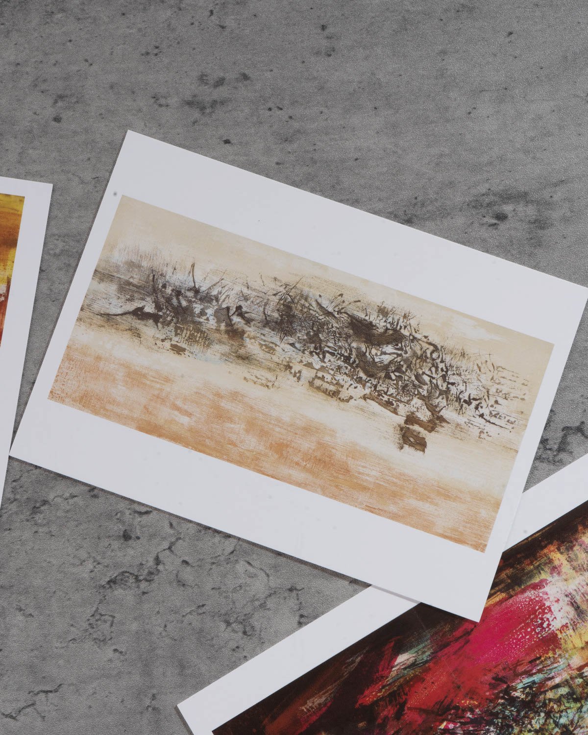 Zao Wou Ki Postcard, 'Untitled' 1960, large