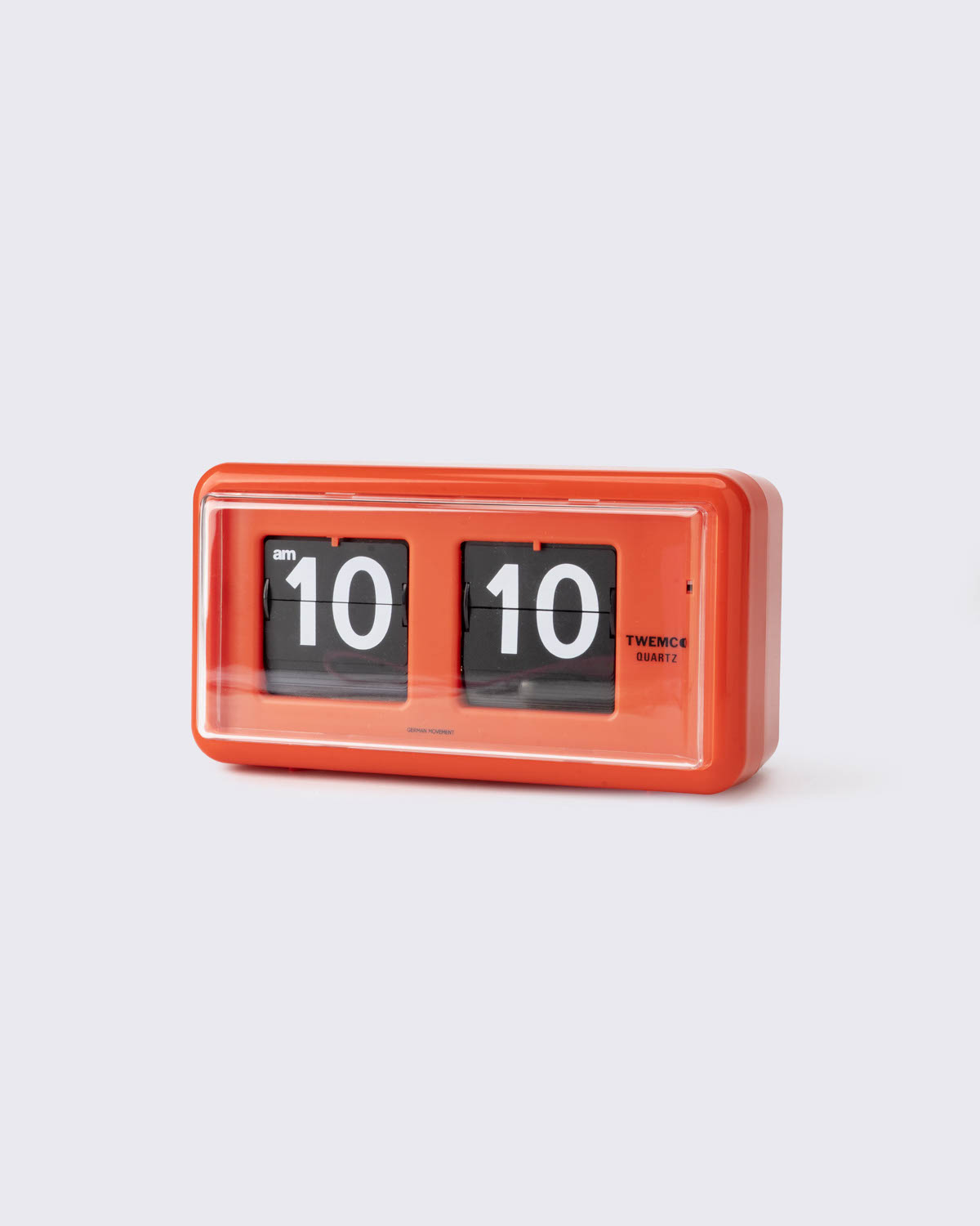 TWEMCO, QT-30 TABLE CLOCK, Red, large