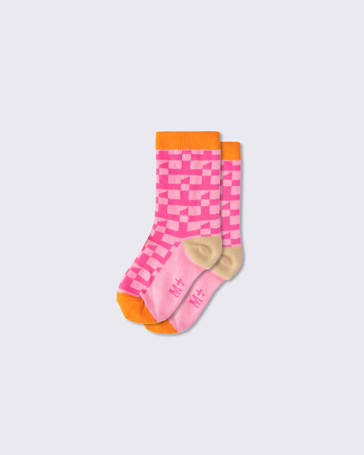 M+ Monogram Kids’ Socks, Pink, large