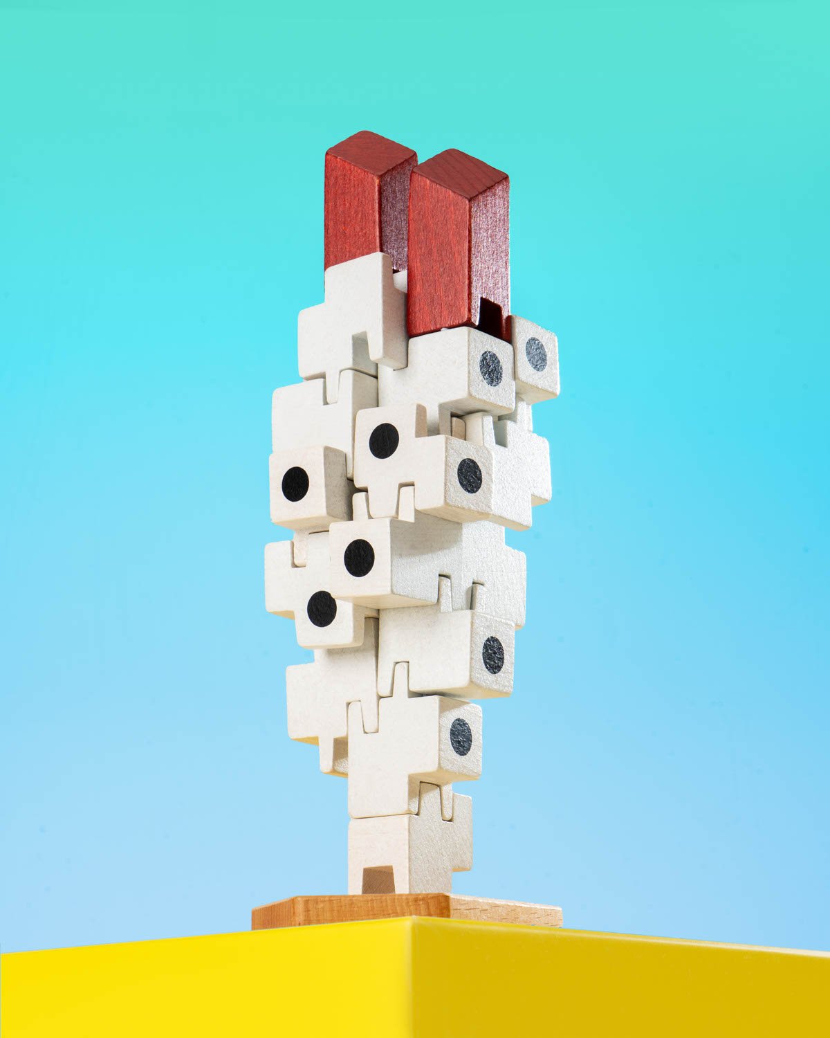 Nakagin Capsule Tower Wooden Block Set, , large