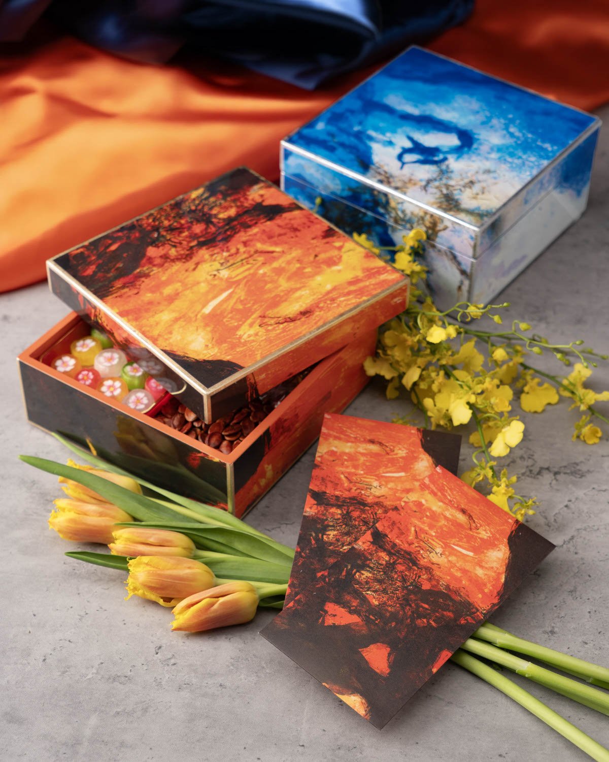 趙無極漆盒, 《無題》1995, large