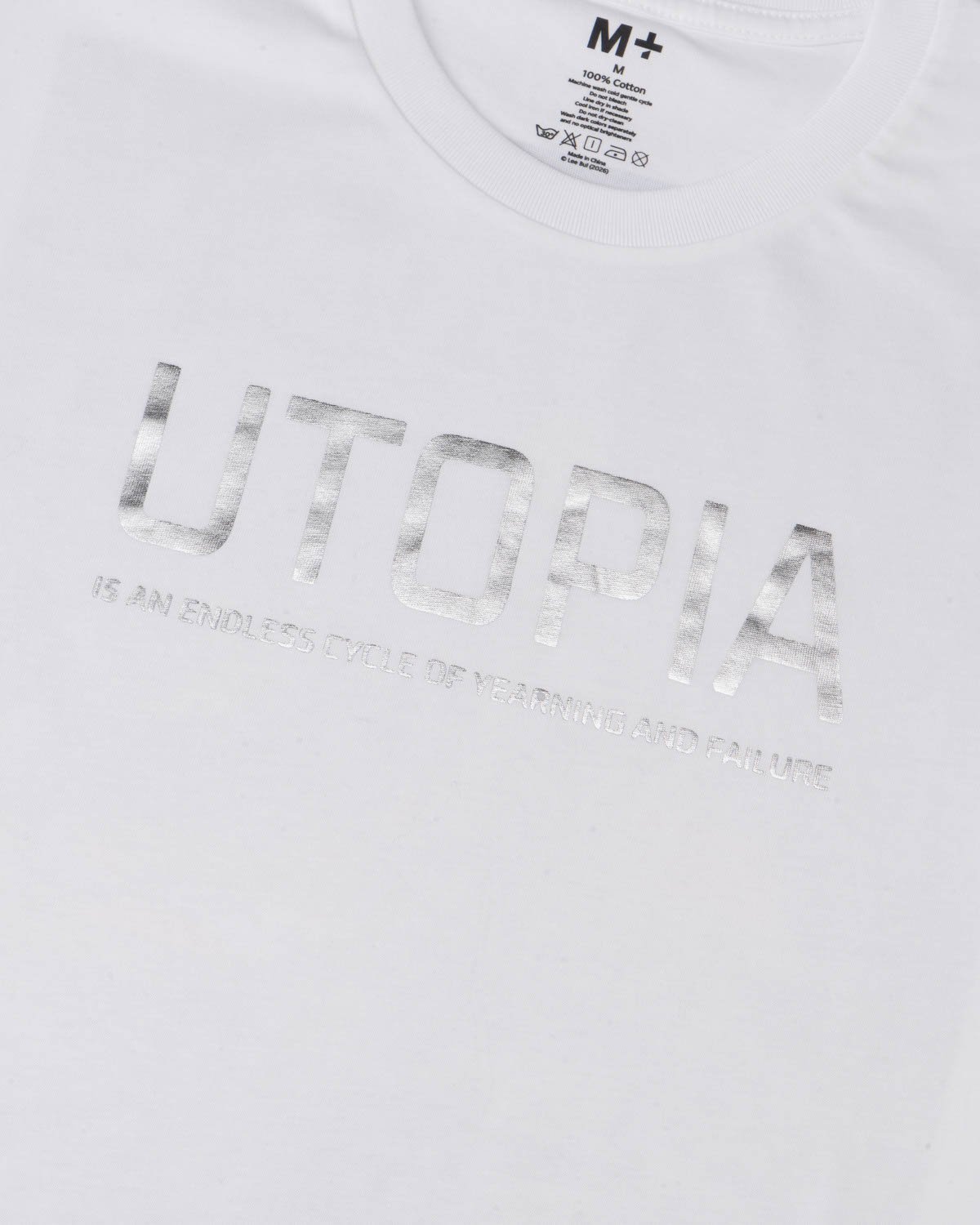 Lee Bul 'Untitled (Willing To Be Vulnerable&mdash;Velvet #15) (Detail)&rsquo; T-shirt, White, large