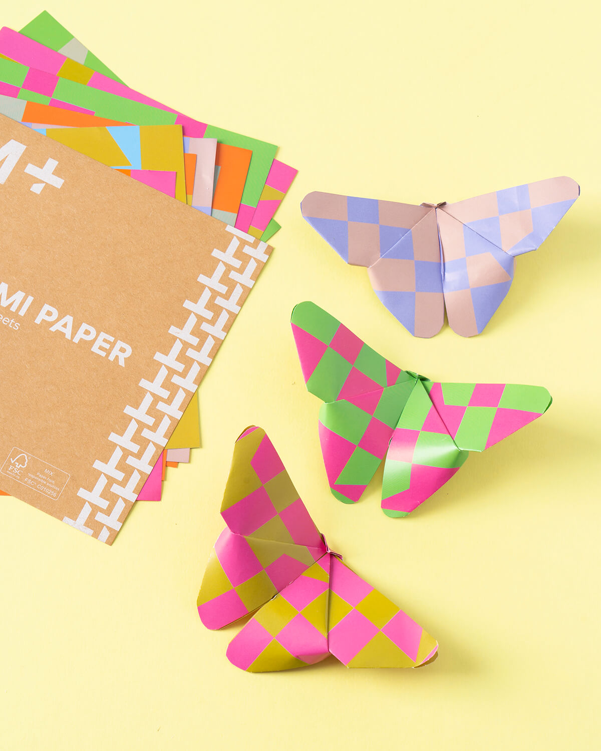 M+ Monogram Origami Paper