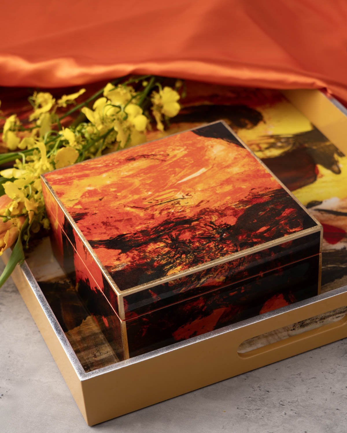 趙無極漆盒, 《無題》1978, large