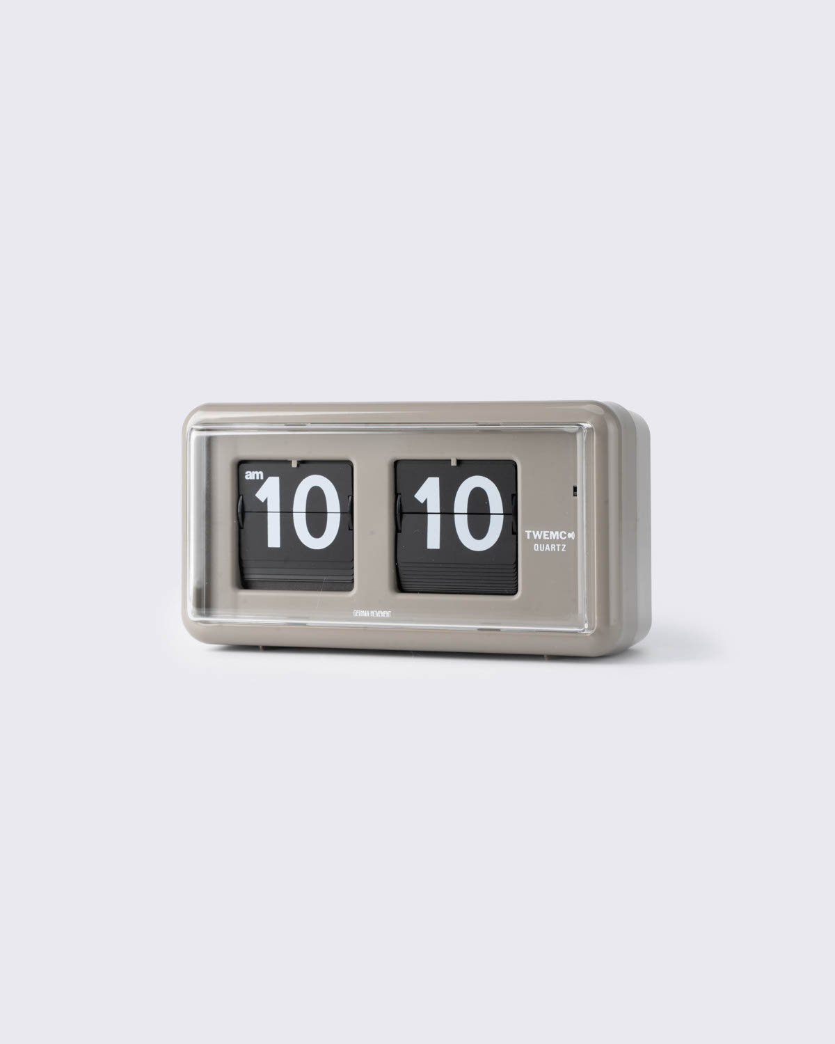 TWEMCO, QT-30 TABLE CLOCK, Grey, large
