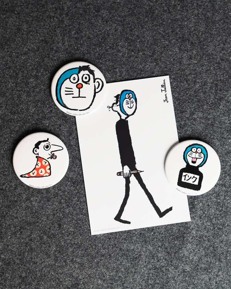 Doraemon & Jean Jullien 襟章