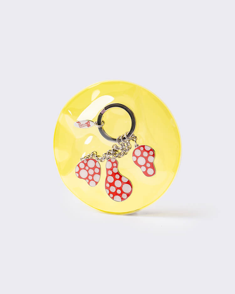 Yayoi Kusama 'Dots Obsession' Keychain (Red)