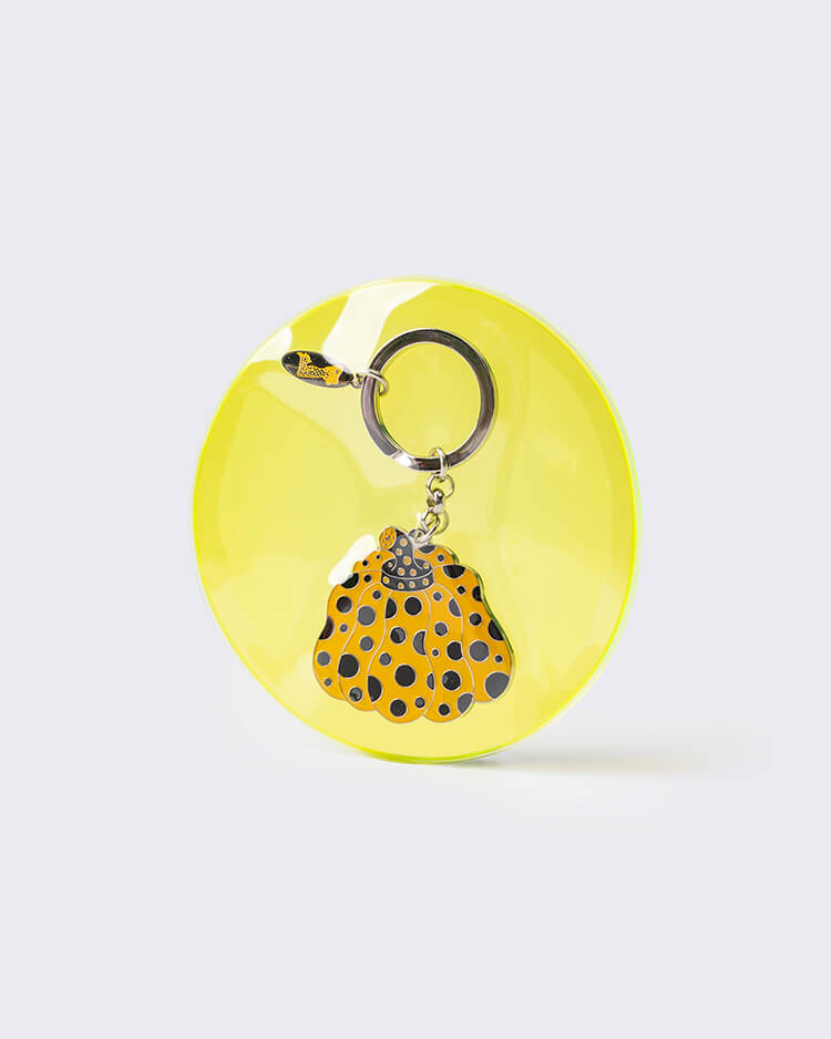 Yayoi Kusama Pumpkin Keychain (Yellow) 