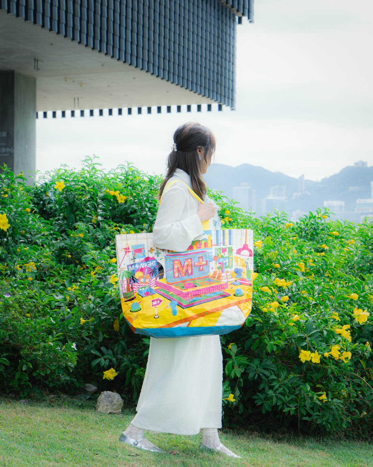 M+ 4th Anniversary Shopping Tote, , large