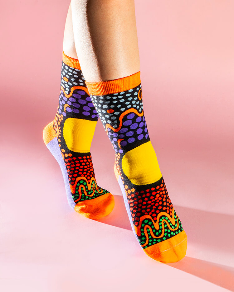 Yayoi Kusama Knitted Socks 