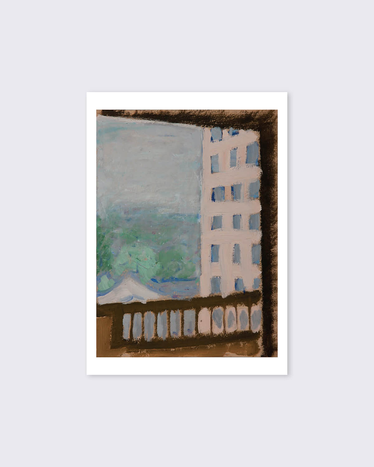 Zhang Wei 'Fusuijing Building' Postcard