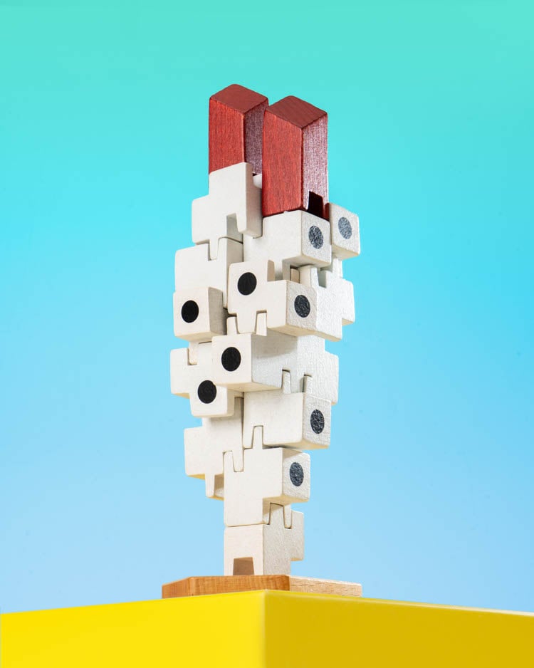 Nakagin Capsule Tower Wooden Block Set