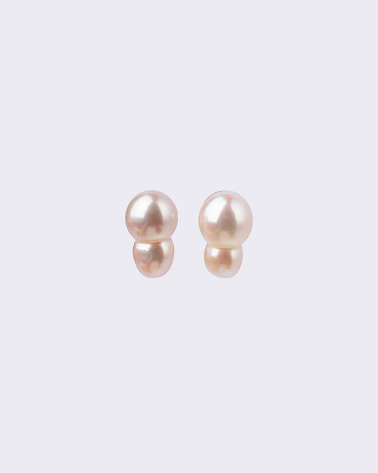 Obellery Twin Pearl 耳環