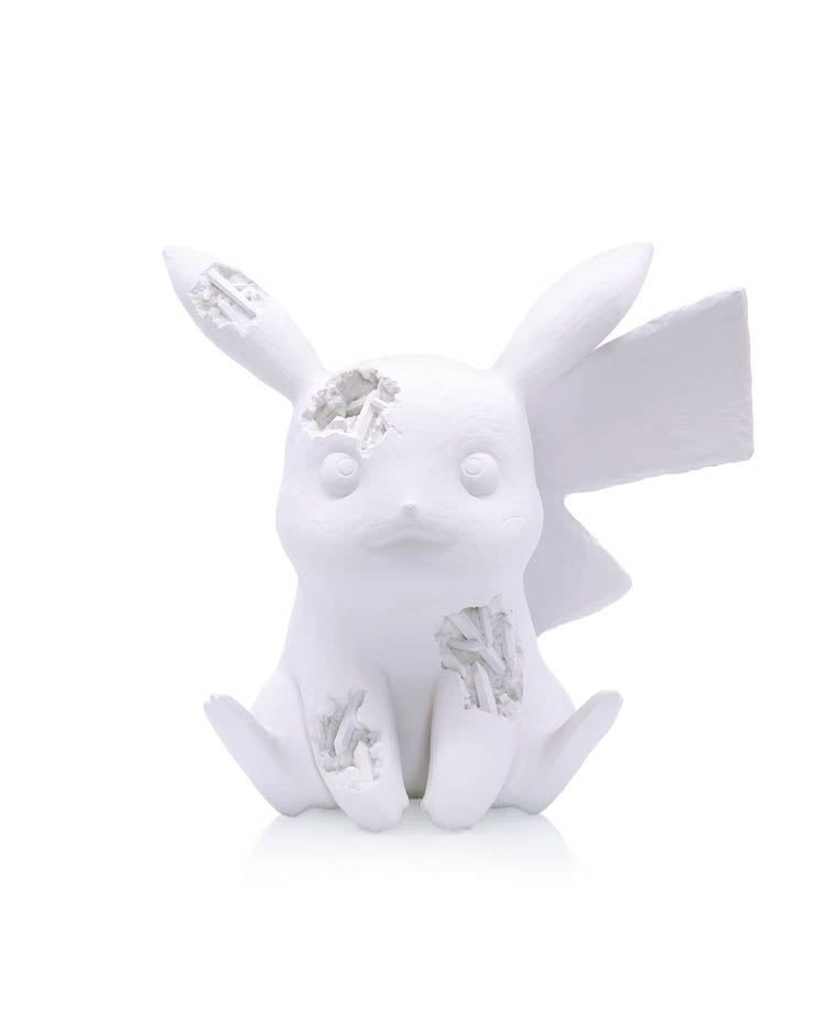 Daniel Arsham × Pokémon Crystalized Seated Pikachu (Amethyst)