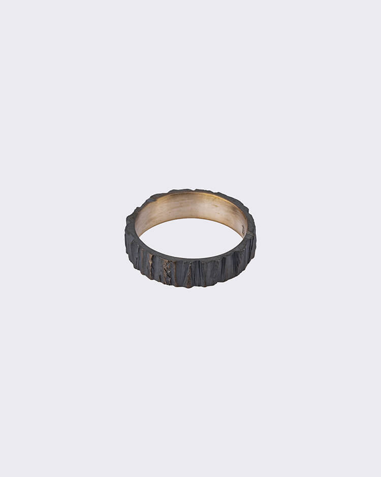 Obellery Carved Petra I Ring (Thin)
