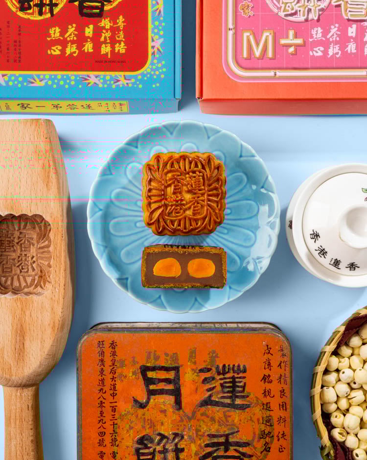 M+ | 蓮香樓雙黃蓮蓉月餅禮盒(四個裝)禮券