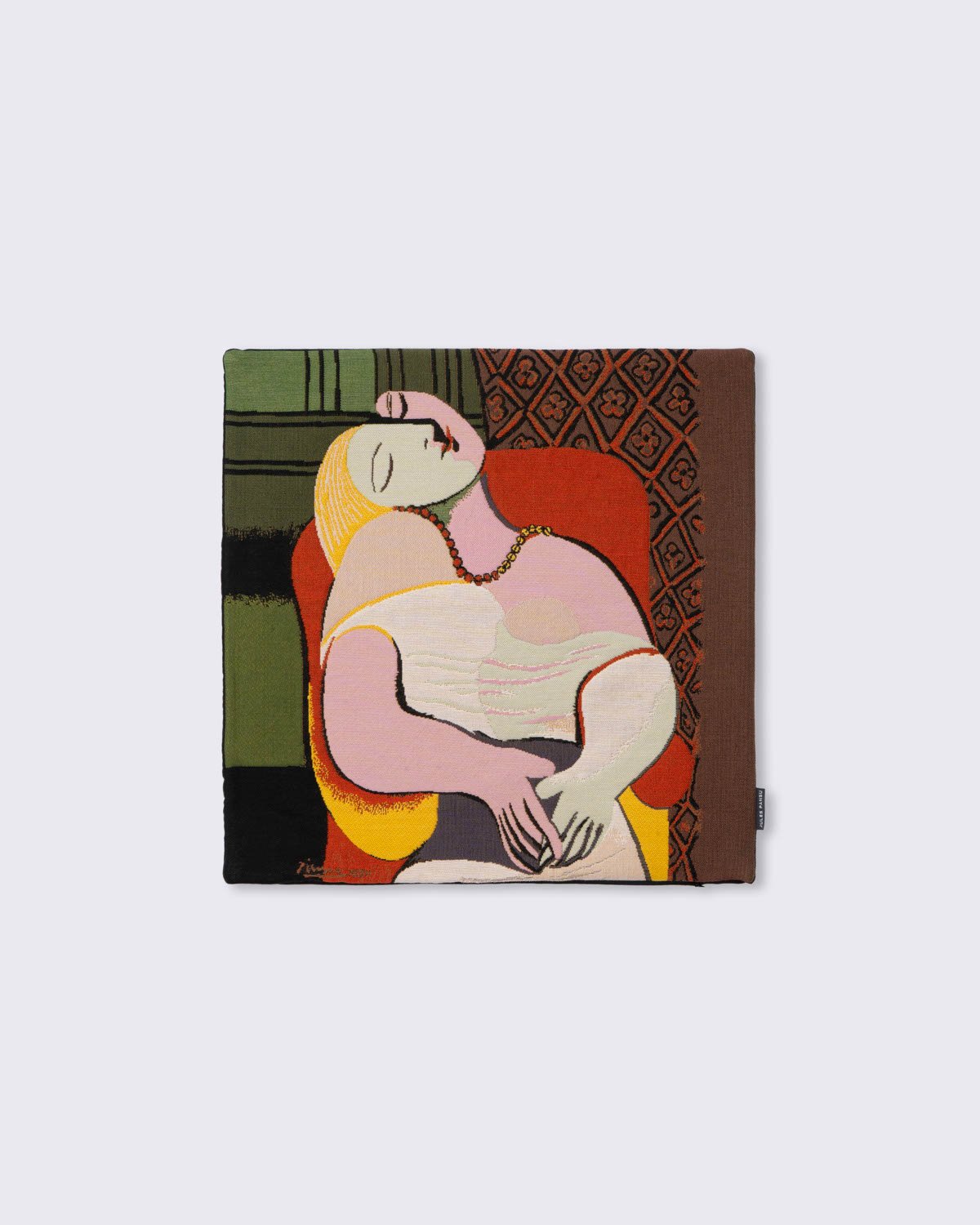 JULES PANSU, CUSHION COVER《LE RÊVE》, 《夢》- 1932, large