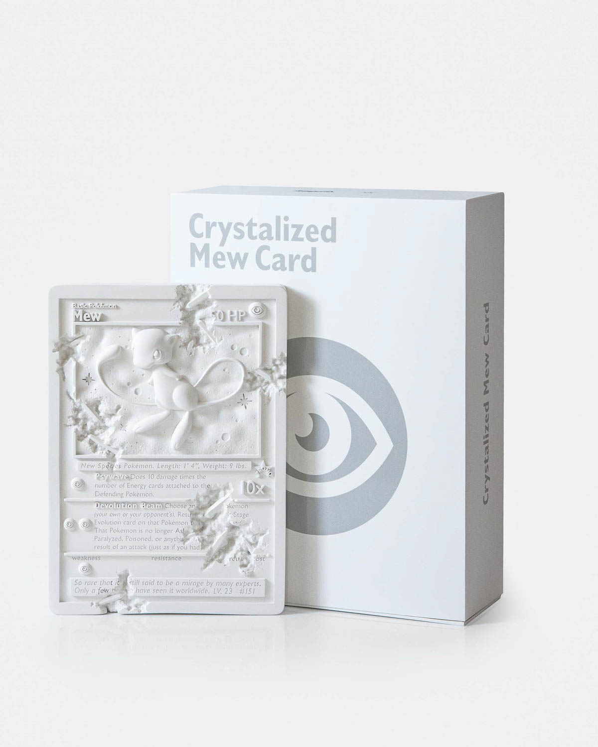 Daniel Arsham × Pokémon Crystalized Mew Card (White), , large