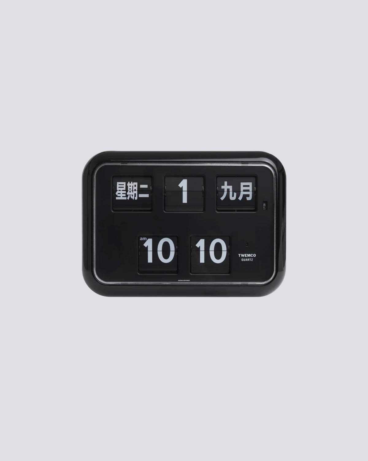 TWEMCO QD-35 掛鐘/桌上鐘, 黑色, large