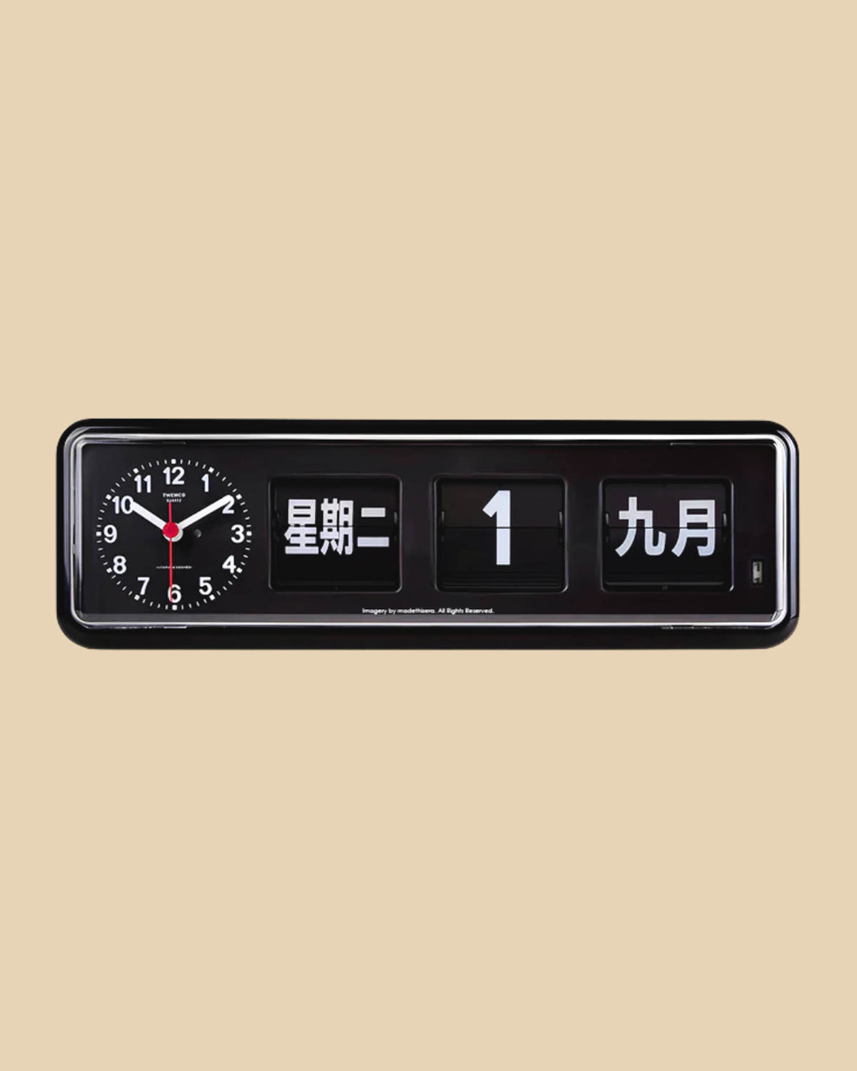 TWEMCO BQ-38 桌上鐘, , large