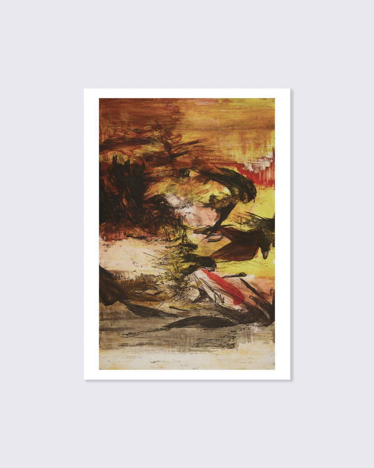 ZAO WOU-KI, 'UNTITLED', POSTCARD SET OF 8, , large