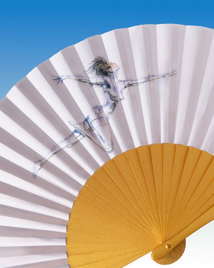 空山基'Sexy Robot' 摺扇