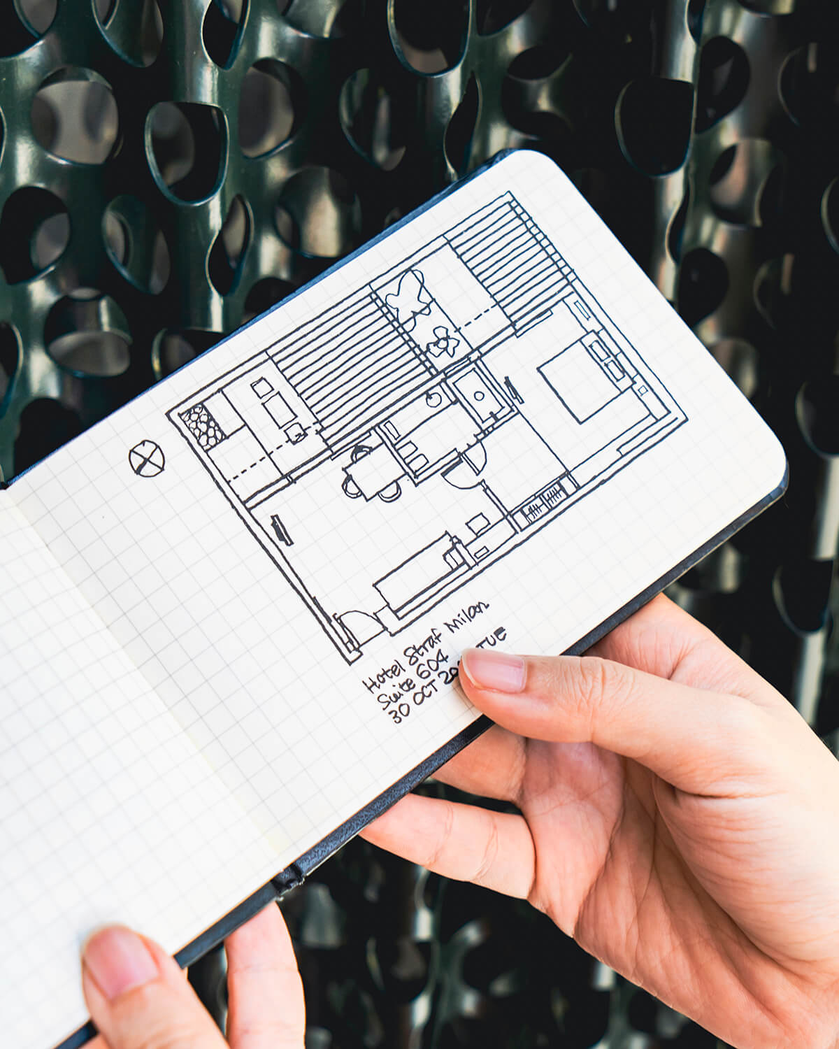 Gary Chang 'Hotel Floor Plan' Pocket Notebook