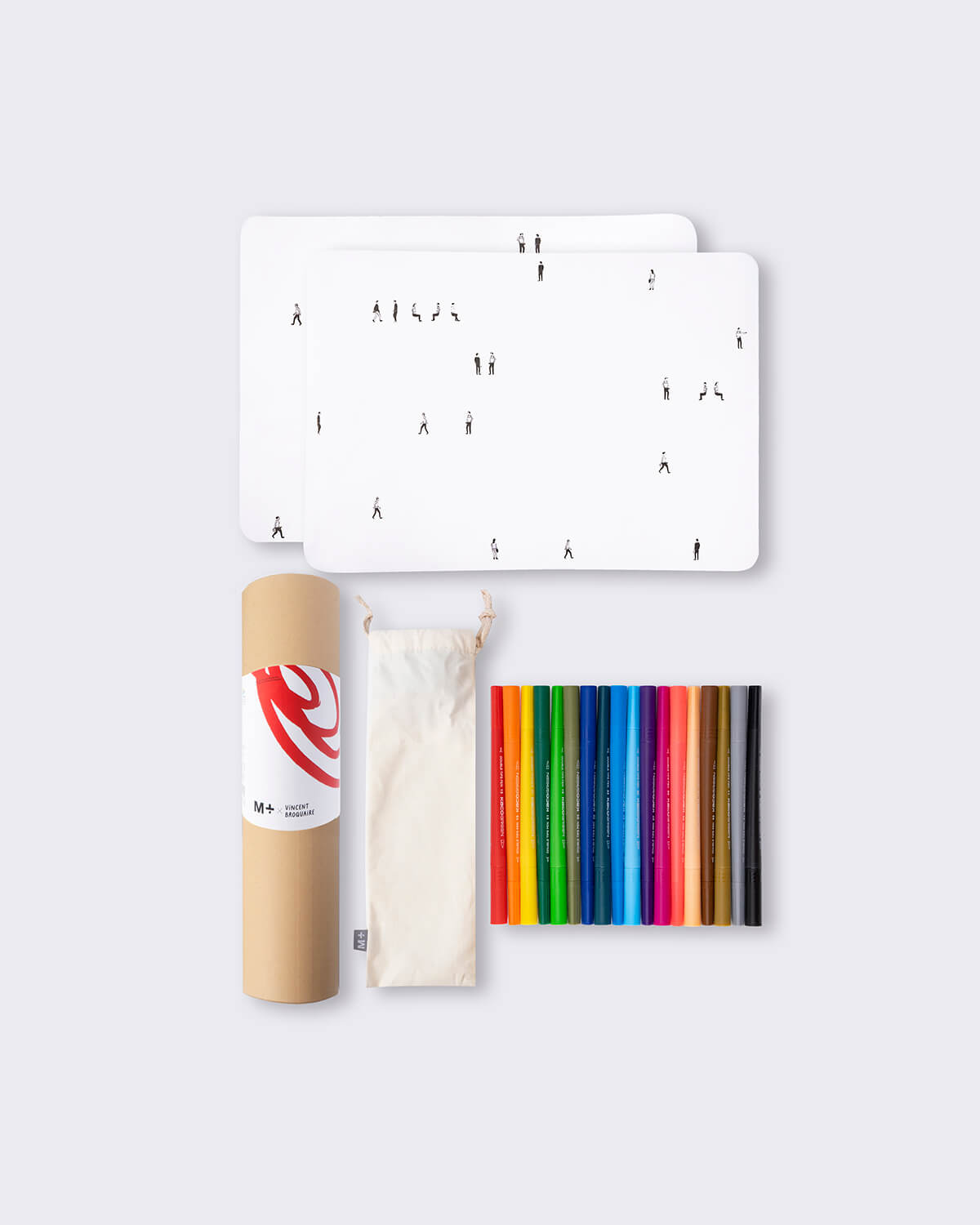 Vincent Broquaire 'How To Build A Museum' Washable Colouring Mat