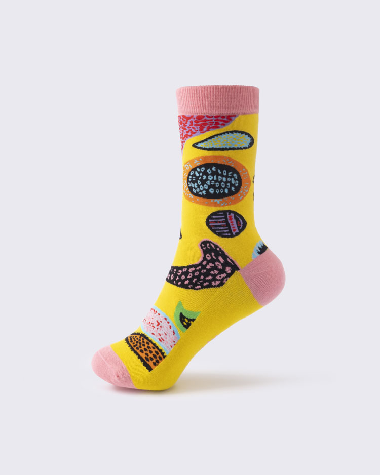 Yayoi Kusama 'Pound of Repose' Knitted Socks 