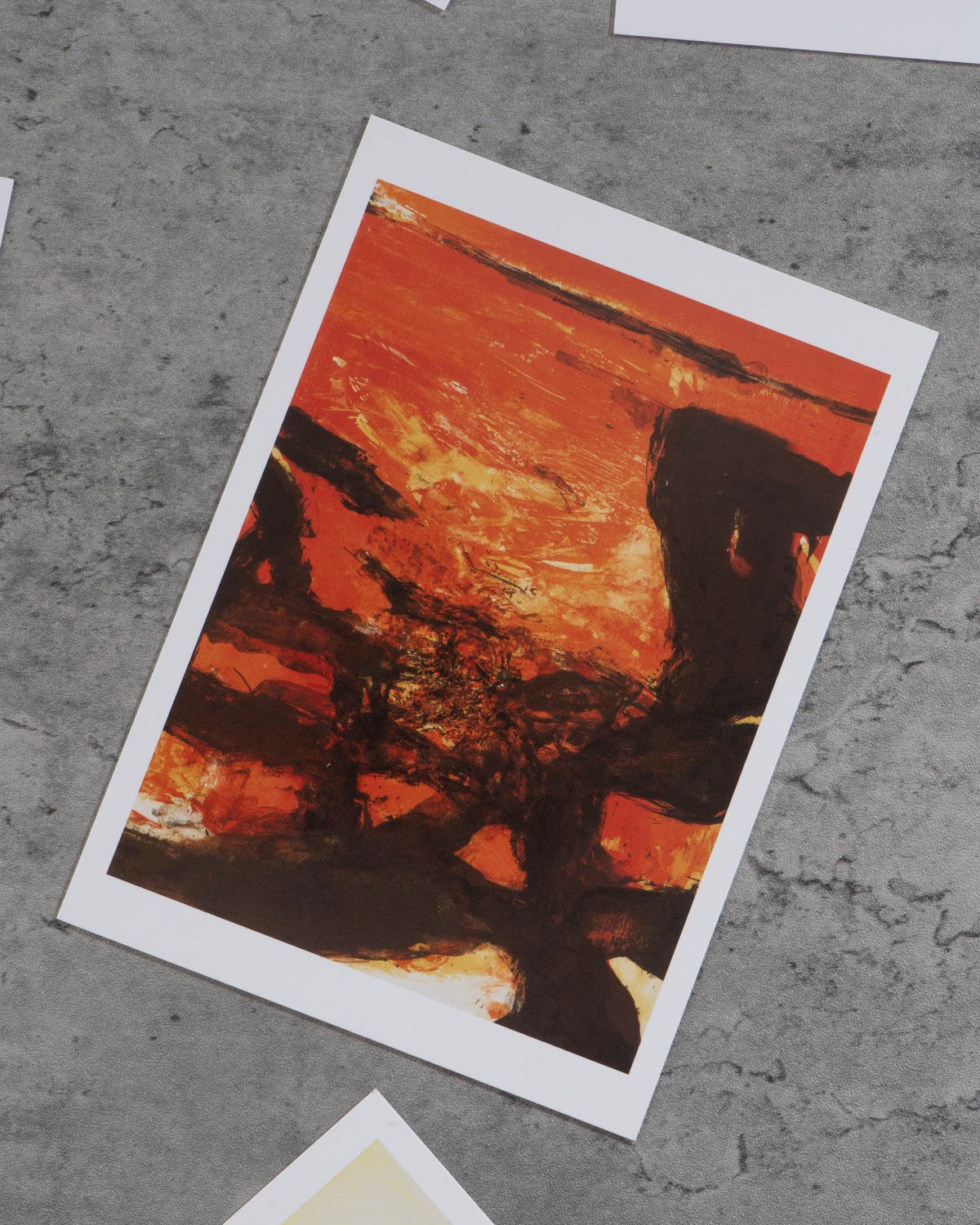 Zao Wou Ki Postcard, 'Untitled' 1978, large