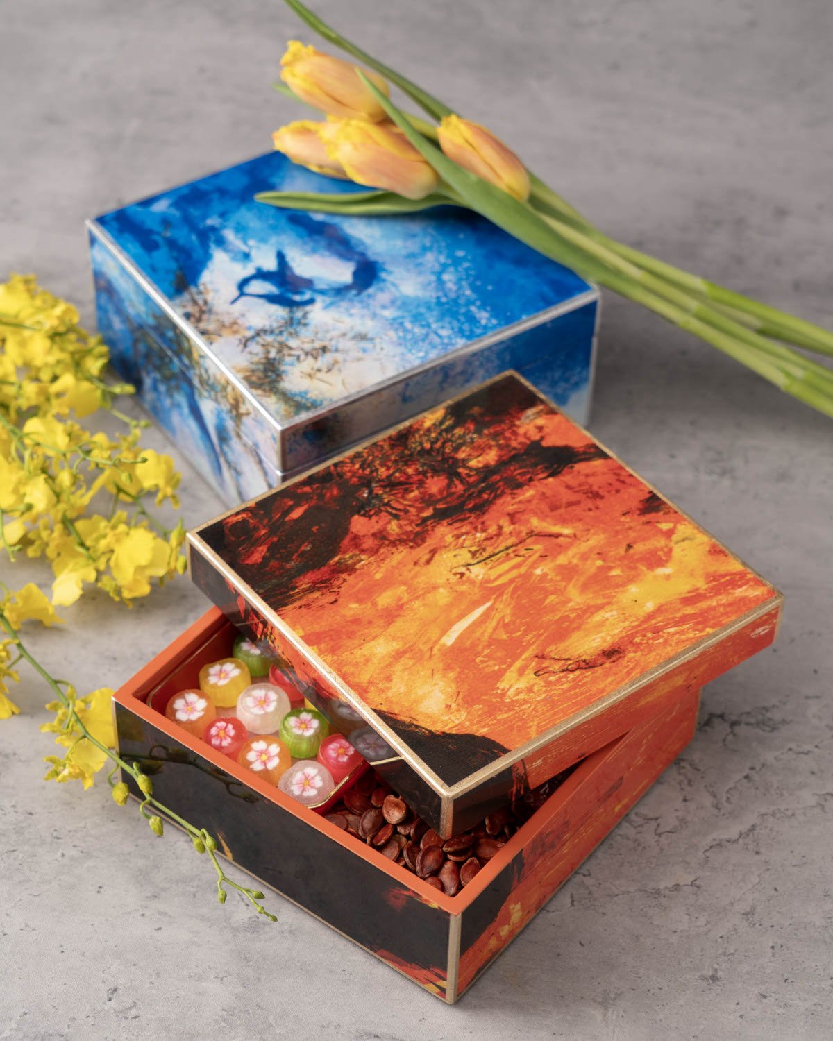 趙無極漆盒, 《無題》1995, large