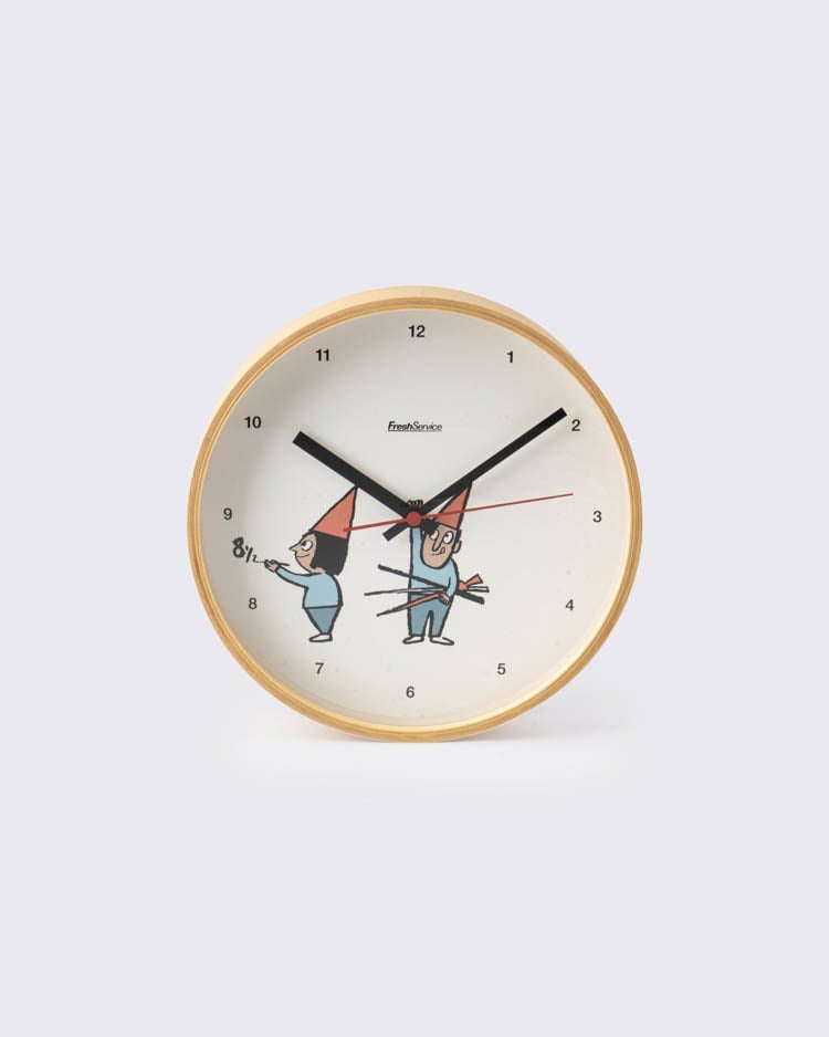 Jean Jullien &times; FreshService Wall Clock