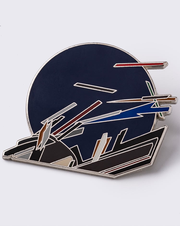 Zaha Hadid Design 'Nighttime' Enamel Pin