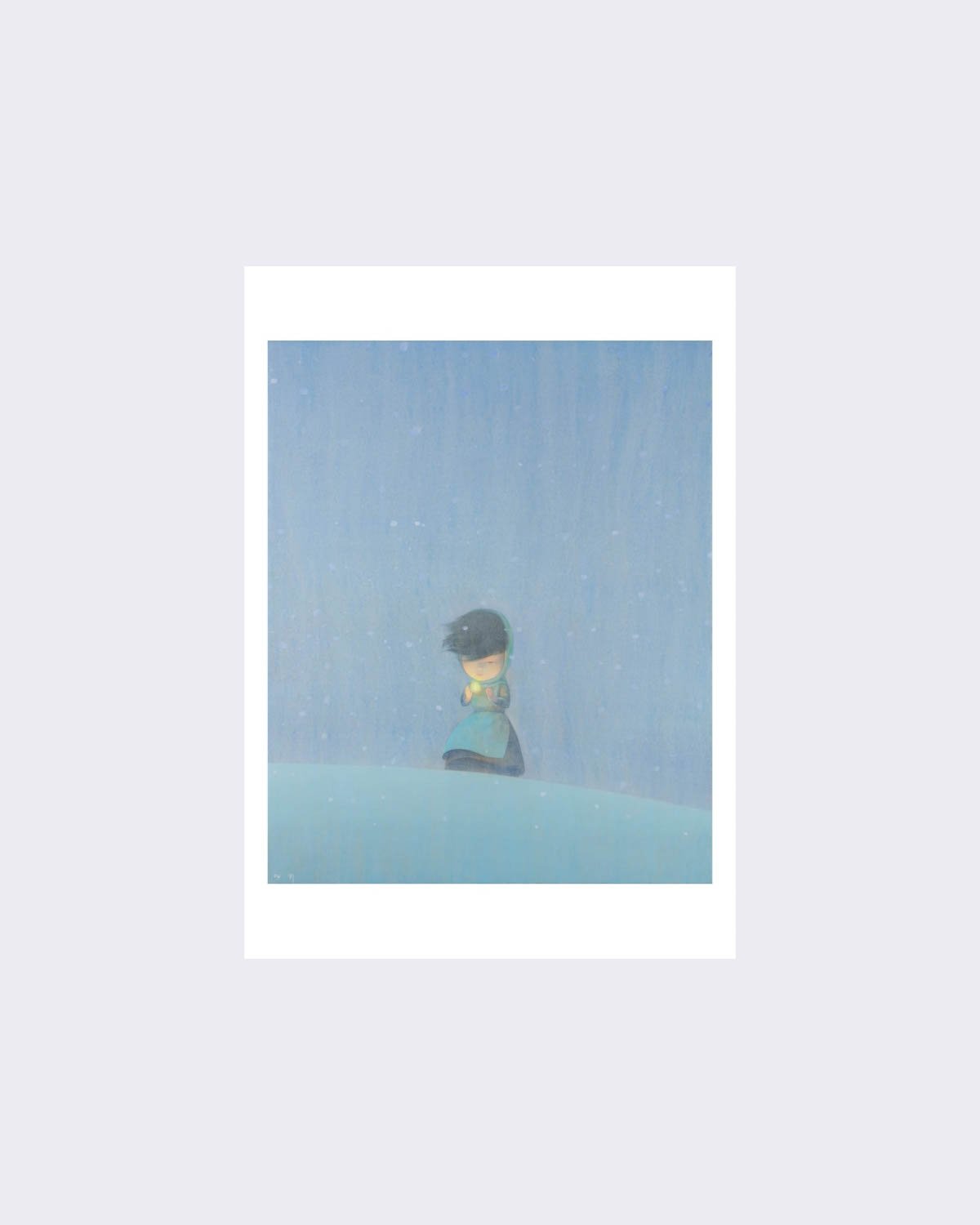 劉野《賣火柴的小女孩》明信片, , large