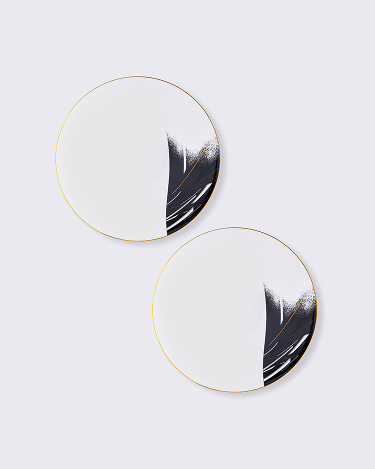 Zaha Hadid Design 'Beam' Plate Set C (Set of 2)