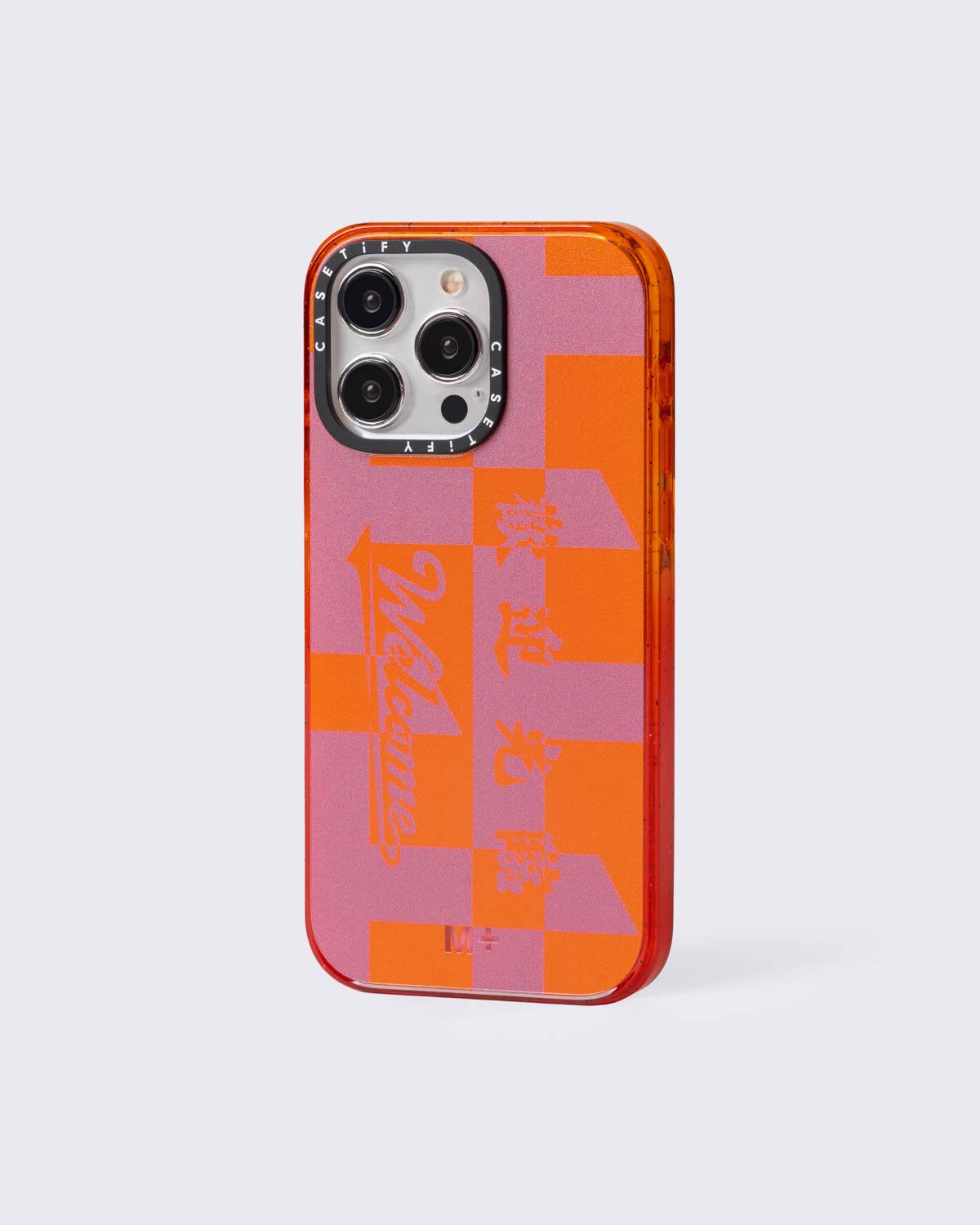 M+ Monogram Phone Case - Orange/Mauve