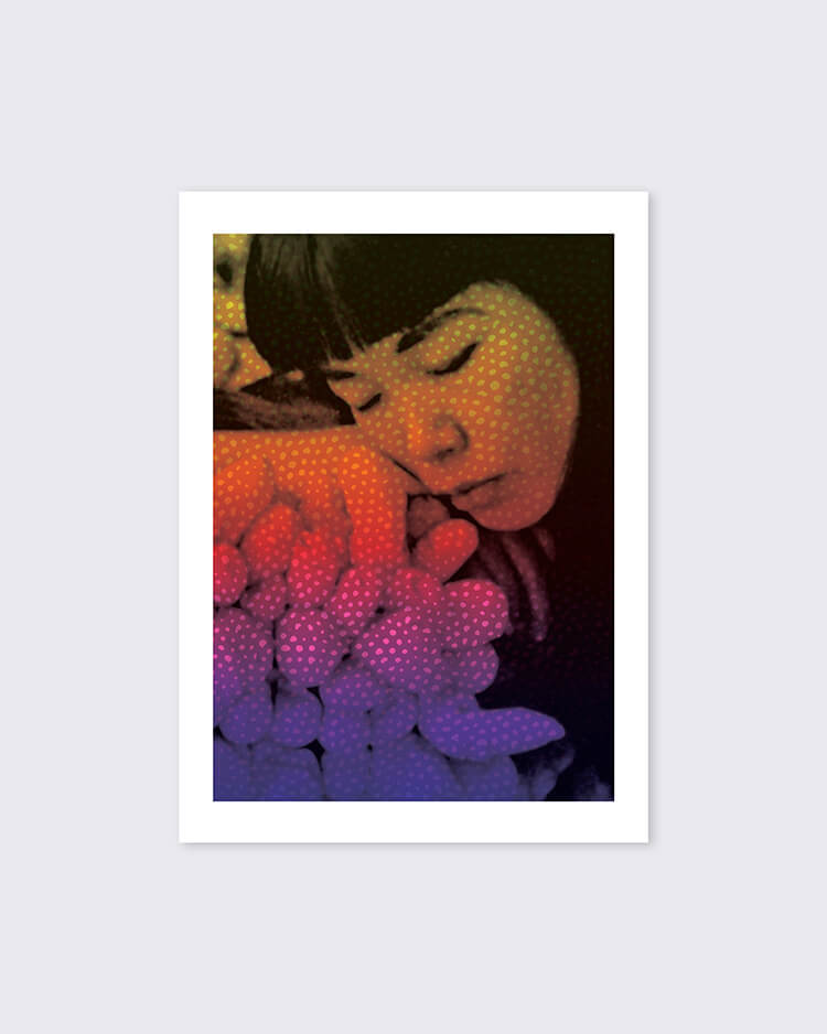 Eikoh Hosoe 'Yayoi Kusama with Her Soft Sculpture' Postcard 