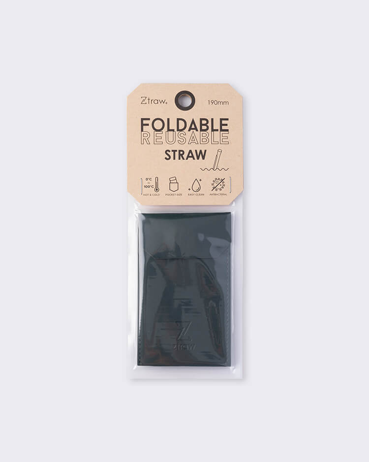 Ztraw Foldable Reusable Straw With Pouch
