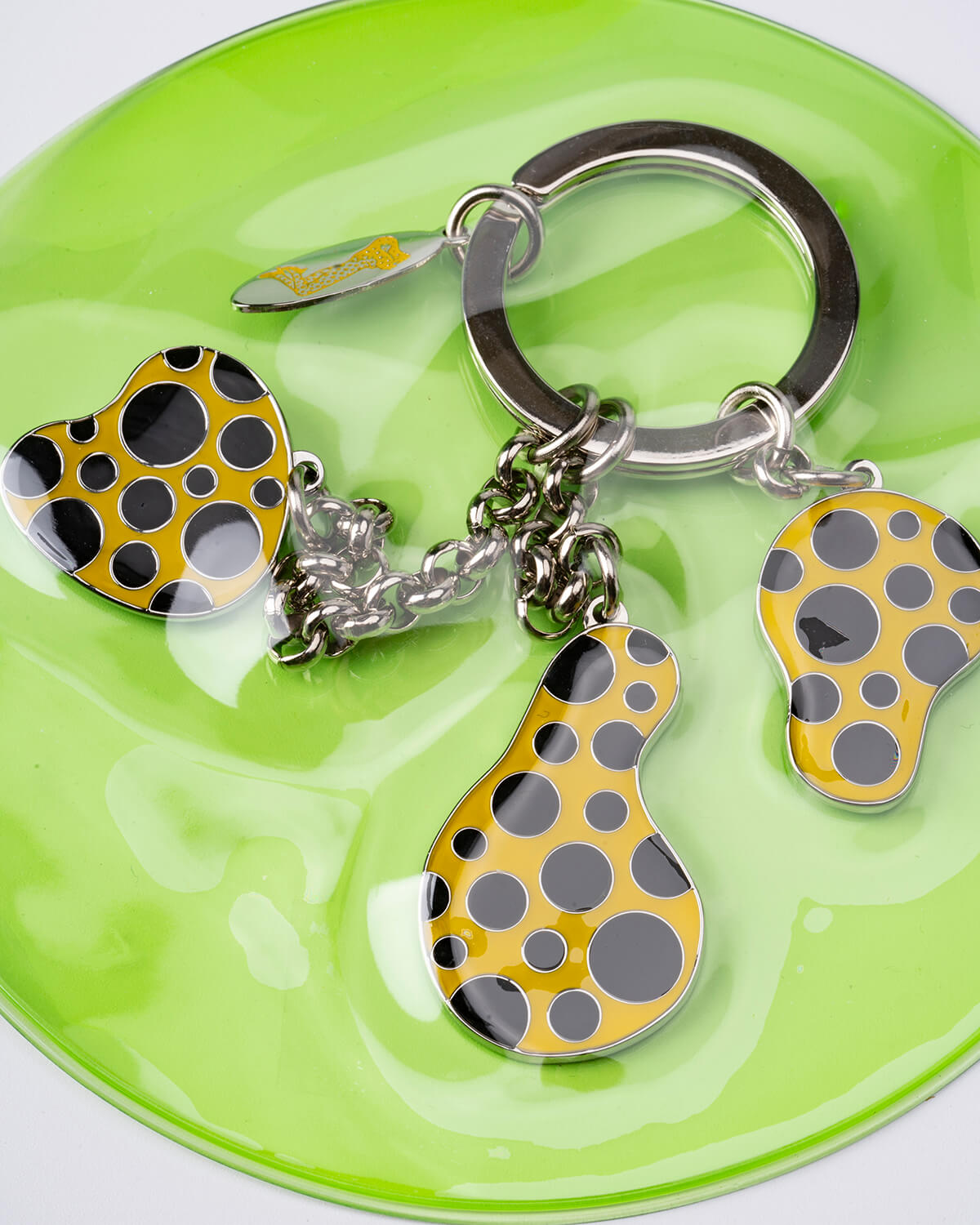 Yayoi Kusama 'Dots Obsession' Keychain (Yellow)