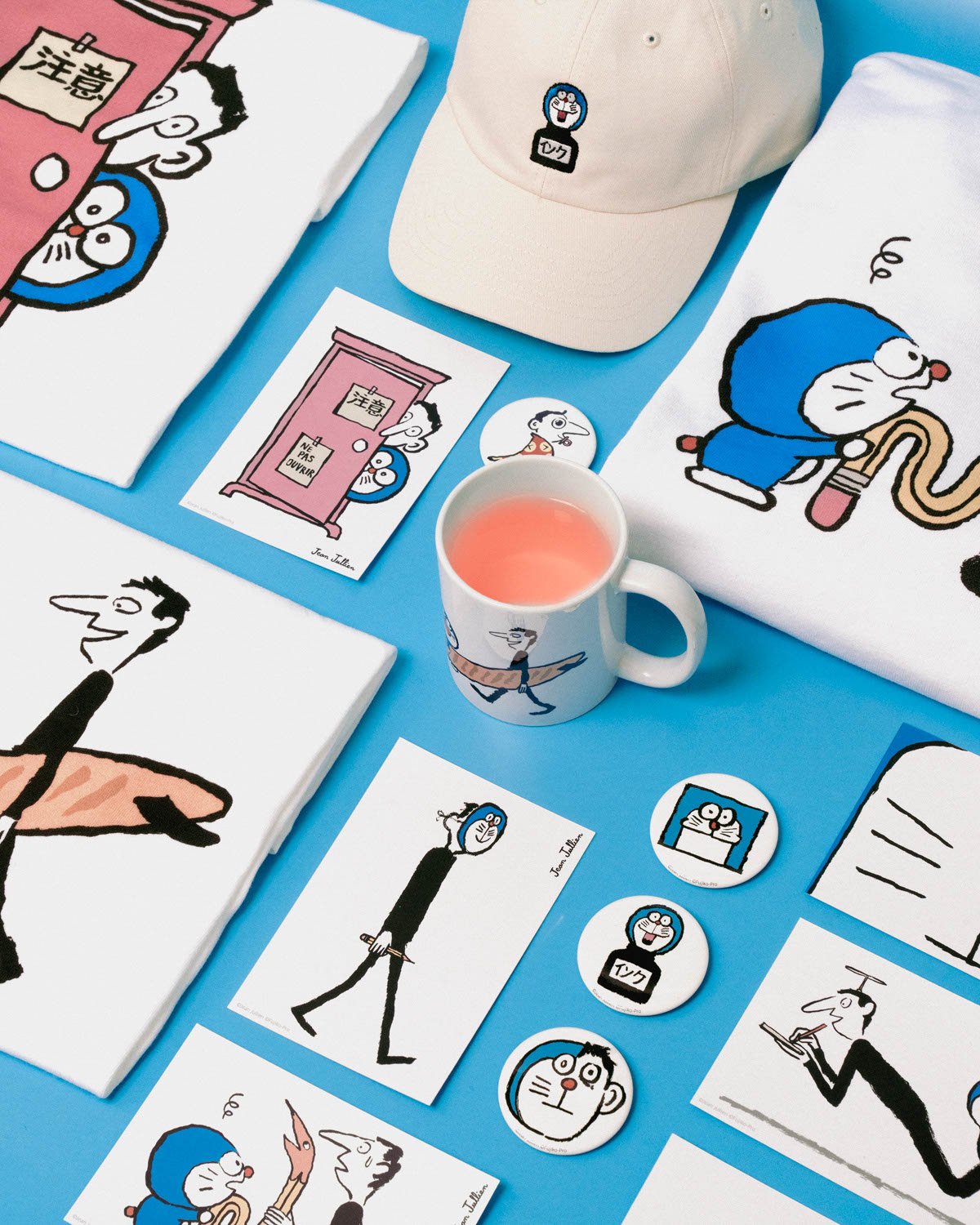 Doraemon & Jean Jullien 襟章, , large