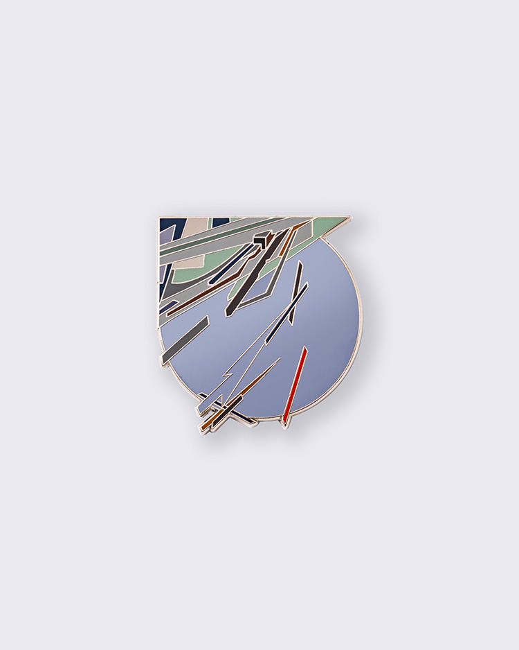 Zaha Hadid Design 'Daytime' Enamel Pin
