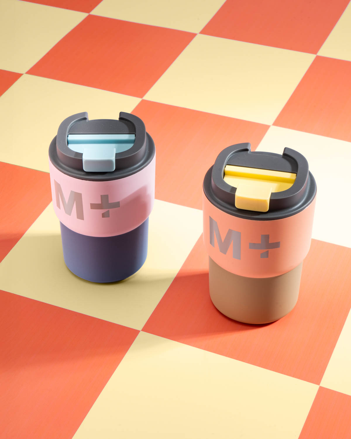 M+ 隨行杯, 橙色/ 啡色, large