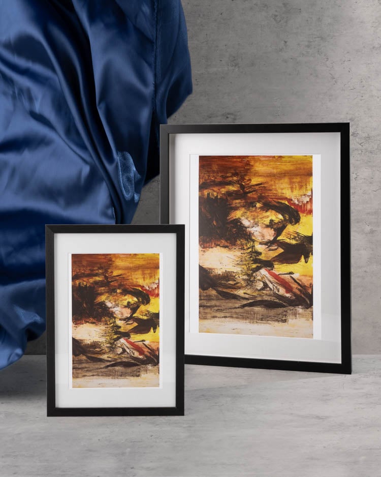 Zao Wou-Ki 'Untitled, 1969' Print