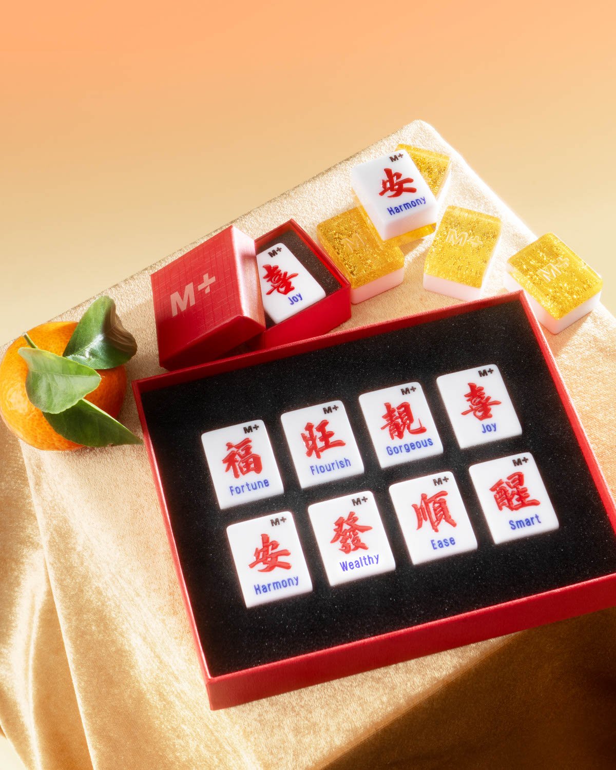 M+ Special Edition Mahjong Set, Green, large