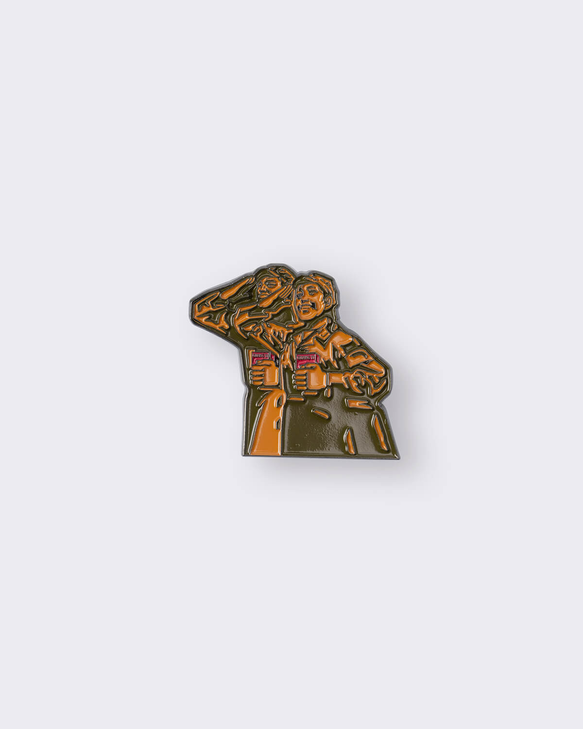 Wang Guangyi 'Great Criticism: Chanel' Enamel Pin